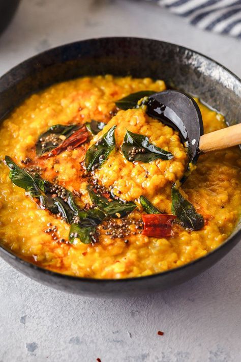 10 Vegan Sri Lankan Recipes You Need to Try - Best of Vegan Dal Recipe Indian, Lentil Dal Recipe, Dal Curry, Dhal Recipe, Sri Lankan Food, Lentil Dal, Sri Lankan Recipes, Dal Recipe, Coconut Milk Curry