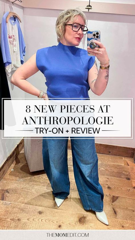 Anthropologie, Anthro, try-on, review, haul, spring outfit inspo, spring outfit ideas, dressing room selfies Anthropologie Collette Pants Outfit, Anthropology Outfit Ideas, Anthropologie Clothing Outfits, Anthropologie Outfits Inspiration, Anthropologie Style Outfit, Anthropology Outfits, Anthropology Clothing, Anthropologie Outfits, Room Selfies