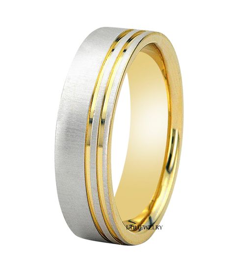 Mens Two Tone Gold Wedding Bands - LTB JEWELRY Grooms Wedding Band, Gold Mens Wedding Band, Star Wedding Band, Mens Engagement Rings Diamond, Men Wedding Rings, Bands Rings, Gold Wedding Bands, Mens Gold Wedding Band, Rings Mens Wedding Bands