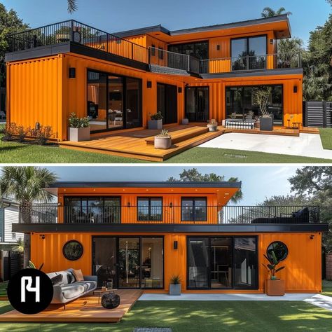 Curious about Shipping Container Home Cost? Explore expenses influenced by size, design, and location for your sustainable living investment. Container Home Exterior, Shipping Container Homes Cost, Conex Box, Container Homes Cost, Mini Homes, Sea Container Homes, Diy Cabin, Container Cafe, Shipping Container Home Designs