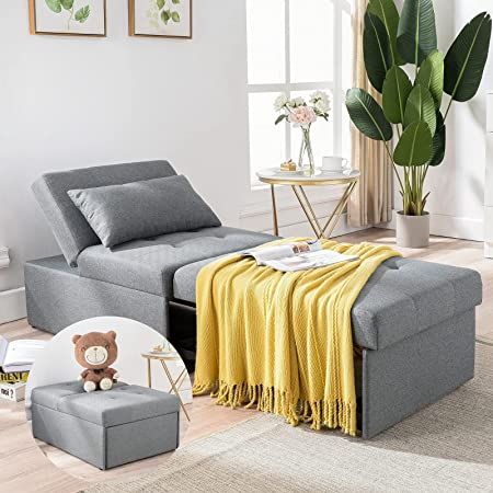 Cozy Castle, Living Room Small Apartment, Chair Chaise, Ottoman Sofa Bed, Small Single Bed, Convertible Chair, Small Sofa Bed, Couches For Small Spaces, Futon Chair