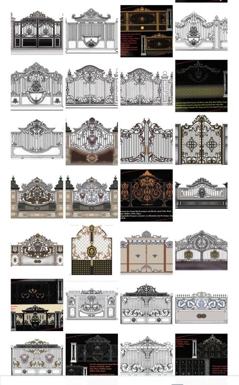 35 Stylish Design Ideas For The Main Gate Of Your House - Engineering Discoveries Grill Gate Design Entrance Iron Doors, Tor Design, Home Gate Design, Gate Designs Modern, Steel Door Design, House Main Gates Design, Iron Door Design, Gate Designs, Steel Gate Design