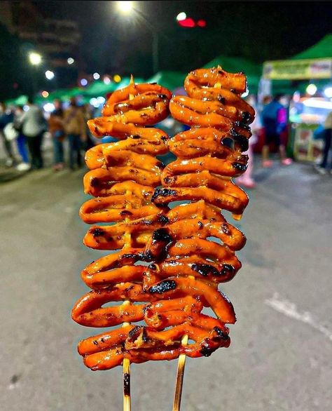 Isaw Filipino Street Food, Isaw Bbq Aesthetic, Isaw Street Food, Isaw Bbq, Nostalgic Snacks, Pinoy Street Food, Aesthetic Snacks, Filipino Street Food, Native Foods