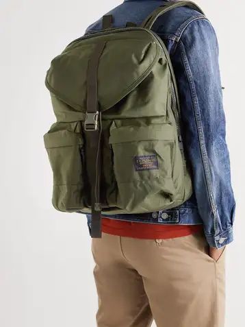 Designer Backpacks | Men's Bags | MR PORTER Men's Backpacks, Retro Backpack, Backpacks Travel, Backpack Design, Backpacks For Men, Drawstring Top, On The Run, Men's Bags, Herschel Heritage Backpack