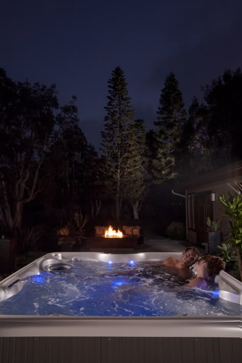 Hot Spring Hot Spot Relay 6 Person Hot Tub - Gallery Cabin Game Room, Rhett Eaton, Summer Hamilton, Spa Landscaping, Outdoor Dates, Chestnut Springs Series, Luxury Hot Tubs, Hot Tub Ideas, Spa Lighting