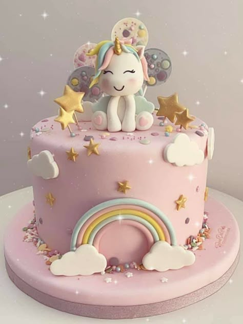 First Birthday Unicorn Cake, Unicorn And Rainbow Birthday Cake, 4 Unicorn Cake, Rainbow Cakes For Girls Birthday, Girls 3rd Birthday Cake, Unicorn Cakes For Girls Birthday, Small Unicorn Cake, 3rd Birthday Cake For Girl, Unicorn Bday Cake