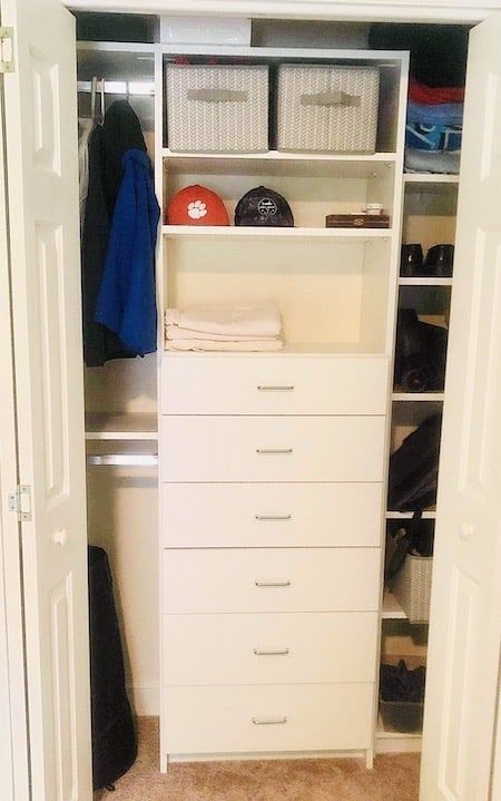 Customized closet solutions are a great way to create the storage your teen needs. Teen Wall Storage, Customized Closet, Small Shared Bedroom, Closet Solutions, Teens Room, Shared Bedrooms, Yes It Is, Life Lesson, Wall Organization