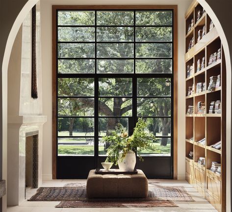 The Expert - 3 Consultations Later, This Dallas Home Looks Like Custom DISC Interiors Colonial Tv Room, No Trim Windows, Interior Design Styles Guide, Library Diy, Diy Library, Trim Windows, Design Style Guide, Small Library, Disc Interiors