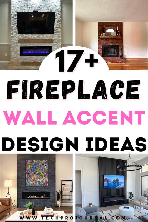 Today I’m sharing some fireplace wall accent design ideas to enhance your room and make it stand out. If you’re looking for ways to create a cozy focal point in your living space, these fireplace wall accent design ideas will inspire you to bring warmth and style into any room. Fireplace Wall Tile Floor To Ceiling, Accent Wall Around Fireplace, Fireplace Accent Wall Ideas, Accent Wall Fireplace, Tiled Fireplace Wall, Fireplace Accent Wall, Wall Hanging Fireplace, Above Fireplace Ideas, Fireplace Wall Ideas