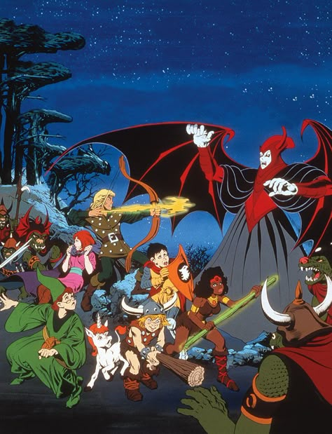 Dragons Cartoon, Dungeons And Dragons Cartoon, 80s Characters, Cartoons 80s 90s, Old School Cartoons, Dungeons And Dragons Art, 80s Cartoon, Cartoon Toys, Saturday Morning Cartoons