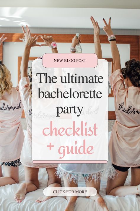 Bachelorette List To Bring, Must Haves For Bachelorette Party, Low Cost Bachelorette Party Ideas, Planning Bachelorette Party Checklist, How To Throw A Bachelorette Party, Bachelorette Party Checklist Planners, How To Plan A Bachelorette Weekend, Bachelorette Grocery List, Bachelorette Party To Do List