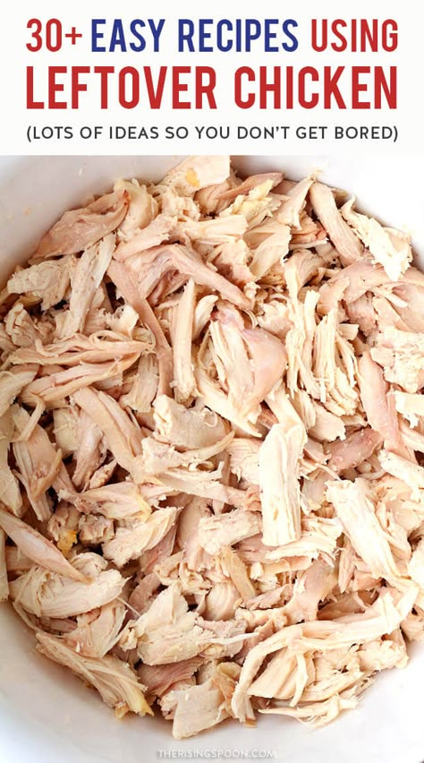 Recipe Using Leftover Chicken, Using Leftover Chicken, Leftover Chicken Recipes Easy, Boiled Chicken Recipes, Leftover Chicken Breast, Smoked Chicken Breast, Braised Chicken Breast, Chicken Recipe Air Fryer, Chicken Breast Crockpot Recipes