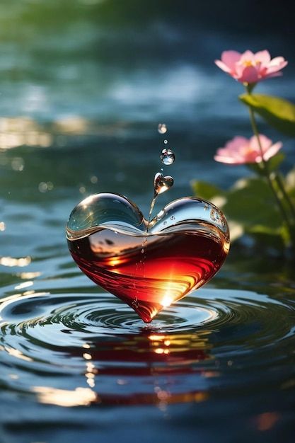 Photo water in shape of heart | Premium Photo #Freepik #photo Pictures Of Hearts, Beautiful Heart Pictures, Different Hearts, Eagle Chest Tattoo, Heart Photos, Love Pics, Blood Sugar Tracker, Shape Of Heart, Water Shape