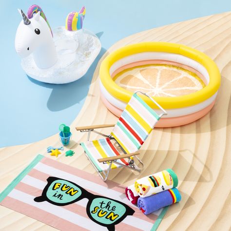 What’s your ideal summer day? Are you at the pool or the beach? Are you barbecuing at home or picnicking at the park? Product Campaign, Unicorn Pool Float, Best Summer Ever, Pool Floaties, Summer Items, Sand Toys, Water Collection, Beach Sunglasses, The Best Summer