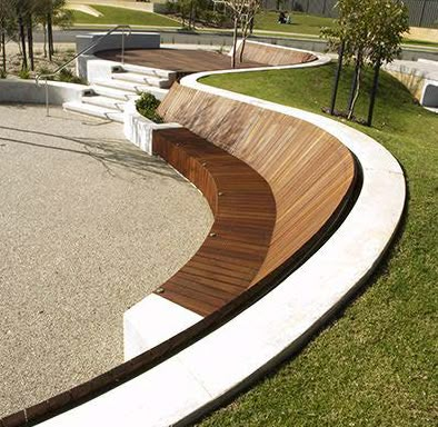 Villa Architecture, Curved Bench, Urban Landscape Design, Public Seating, Urban Furniture, Bench Designs, Garden Architecture, Landscape Architecture Design, Parking Design