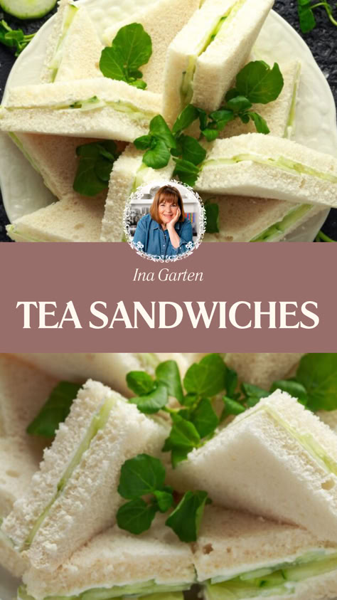 Barefoot Contessa Tea Sandwiches Easy Tea Sandwiches Simple, Cucumber Sandwiches For Tea Party, Cream Cheese And Cucumber Tea Sandwiches, Asparagus Tea Sandwiches, High Tea Cucumber Sandwiches, Cucumber Tea Sandwiches Recipes Easy, Fancy Cucumber Sandwiches, Cucumber Boursin Tea Sandwiches, How To Make Tea Party Sandwiches