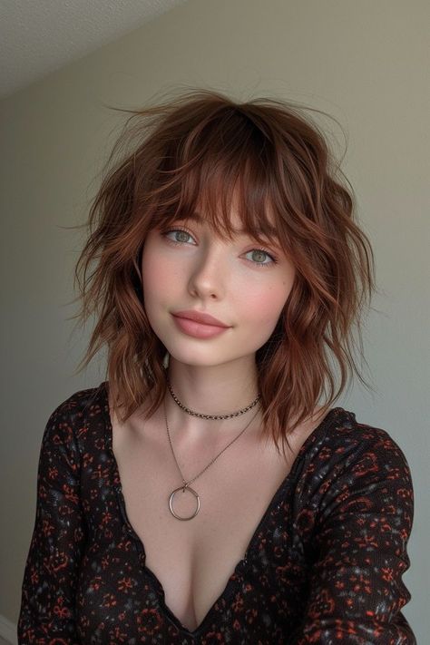 Transform your style with these 15 chic shaggy pixie bobs. Ideal for a trendy makeover that captures the essence of 2021. Shaggy Pixie, Medium Shag Haircuts, Square Face Hairstyles, Shaggy Short Hair, Short Shag Hairstyles, Shag Hairstyles, Trendy Short Hair Styles, Hairstyles With Bangs, Pretty Hairstyles