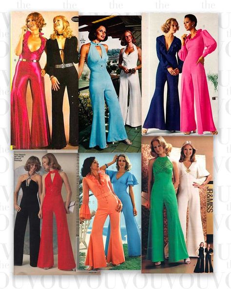 70s Jumpsuit Outfit, Seventies Jumpsuit, 70s Jumpsuits For Women, 70s Cocktail Party, 70s Themed Outfits, 1970s Fashion Disco, 70 Disco, 70's Outfit, 70s Party Outfit