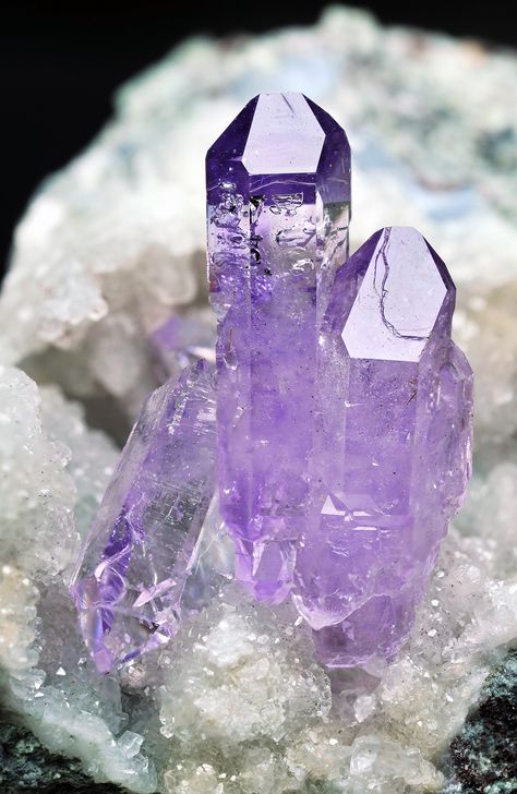 amethyst_Sardinia | by fluor_doublet Pretty Rocks, Crystal Magic, Beautiful Rocks, Pretty Purple, Mineral Stone, Minerals And Gemstones, Rocks And Gems, Purple Crystals, Energy Crystals