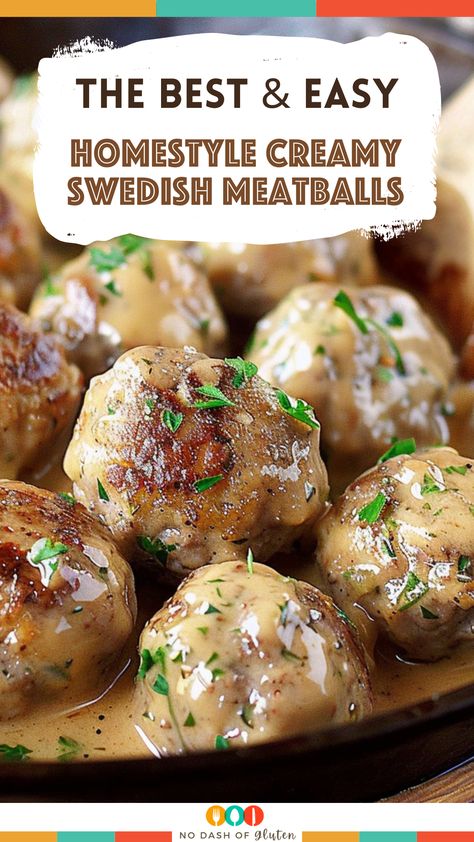 Homestyle Creamy Swedish Meatballs Swedish Meatballs Over Rice, Best Swedish Meatballs Ever, Turkey Meatballs Cream Sauce, Christmas Meatballs Taste Of Home, Swedish Meatballs No Sour Cream, Cream Of Mushroom Swedish Meatballs, The Best Swedish Meatballs, Frozen Swedish Meatball Recipe, Sour Cream Meatballs