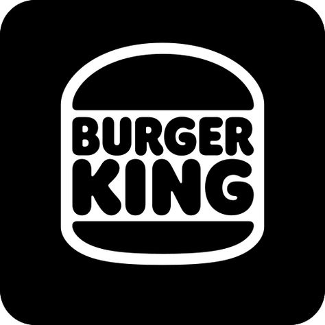 Black Burger, App Logos, Roblox T-shirt, King Tshirt, Business Icon, Clipart Black And White, Business Icons, App Logo, Burger King Logo