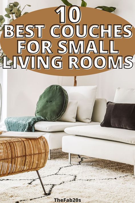 Small Living Couch Ideas, Small Comfy Sofas, Furniture For Very Small Living Room, Apartment Living Room Couch Ideas, Couch For Small Apartment, Sofa Alternative Ideas Living Rooms, Seating Options For Small Living Room, Alternatives To Couches, Best Couch For Small Living Room