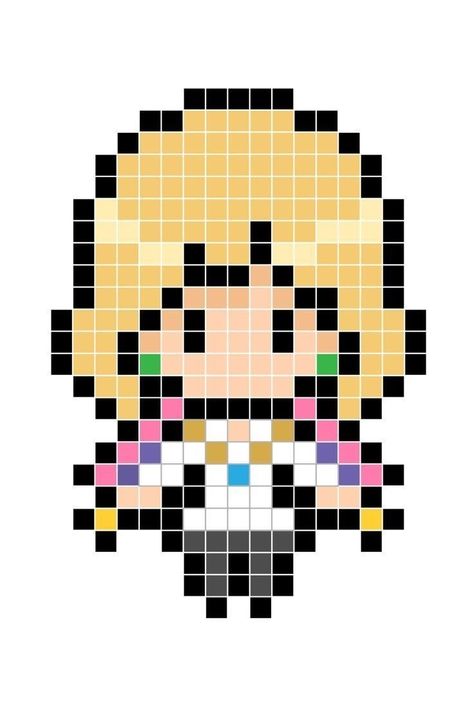 Howl Jenkins, Perler Pattern, Studio Ghibli Anime, Modele Pixel Art, Piskel Art, Beads Perler, Ghibli Anime, Pixel Beads, Bead Studio