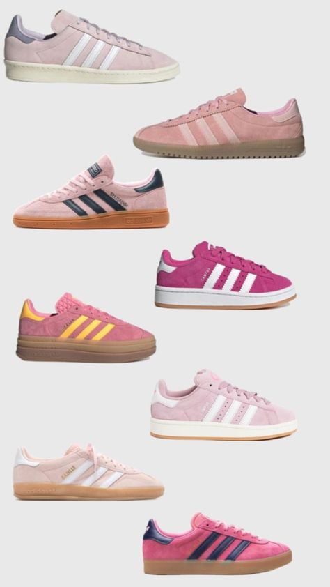 Clean Girl Shoes, Adidas Girls Shoes, Pink Adidas Shoes, Oreo Shake, Samba Shoes, Preppy Shoes, Cute Nike, Cute Nike Shoes, Cute Nikes