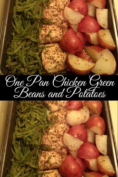 One Pan Chicken Green Beans and Potatoes Recipe One-pan Garlic Herb Chicken With Potatoes Green Beans, Baked Chicken Green Beans And Potatoes, One Pan Chicken Green Beans And Potatoes, Chicken Breast Green Beans Potatoes, Baked Chicken Potatoes And Green Beans, Chicken And Green Bean Recipes, Chicken Breast Green Beans, Chicken Potatoes Green Beans, Chicken Green Beans And Potatoes