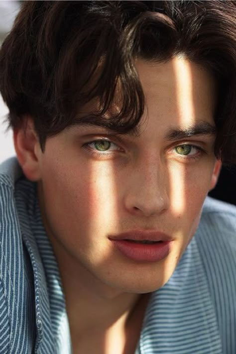 Brown Hair Green Eyes Guy, Green Eyes Dark Hair, Boys With Green Eyes, Guys With Green Eyes, Brown Hair And Hazel Eyes, Dark Green Eyes, Dark Hair Light Eyes, Black Hair Green Eyes, Brown Eye Boys