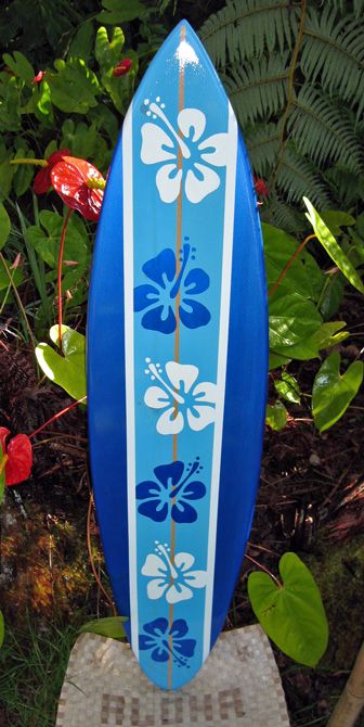 Aesthetic Lilo And Stitch, Decorative Surfboard, Surfboard Table, Surfboard Art Design, Surfboard Painting, Alana Blanchard, Peg Boards, Surfboard Decor, Surfboard Wall Art