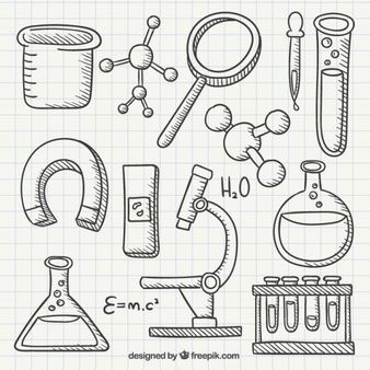 Chemistry Drawing, Science Lab Decorations, Chemistry Posters, Science Drawing, About Chemistry, Science Doodles, Chemistry Projects, Chemistry Art, School Book Covers