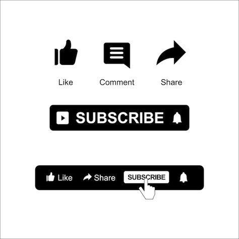 Youtube subscribe interface button | Premium Vector #Freepik #vector #subscribe #subscribe-button #blogger-logo #youtube Subscribe Logo, Blogger Logo, Youtube Banner Design, Facebook Cover Template, Youtube Design, Thumbnail Design, Youtube Logo, Youtube Banners, Logo Collection