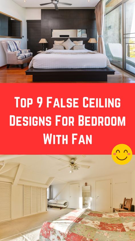 Top 9 False Ceiling Designs For Bedroom With Fan (Modern Ideas) False Ceiling In Bedroom, False Ceiling With Fan, Bedroom With Fan, False Ceiling Designs For Bedroom, False Ceiling Design For Bedroom, Latest False Ceiling Designs, False Ceiling Designs, False Ceiling Bedroom, Design Ceiling