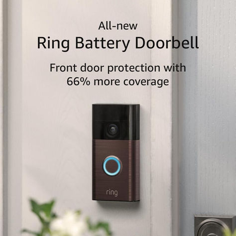 Install in a snap — Charge it up, click into place, and stay connected right from your phone. Battery Doorbell is equipped with a built-in battery which cannot be removed for recharging.
Security & Privacy Control: Control Center allows you to view, control, and customize important security settings.
Connect to who’s there — See and respond to activity with Live View & Two-Way Talk.
Stay in the know — Receive real-time alerts on your phone when motion is detected.
Get Smart Alerts Tablet Amazon, Door Protection, Video Security, Ring Video Doorbell, Control Center, Doorbell Camera, Fire Tablet, Amazon Devices, Motion Sensors