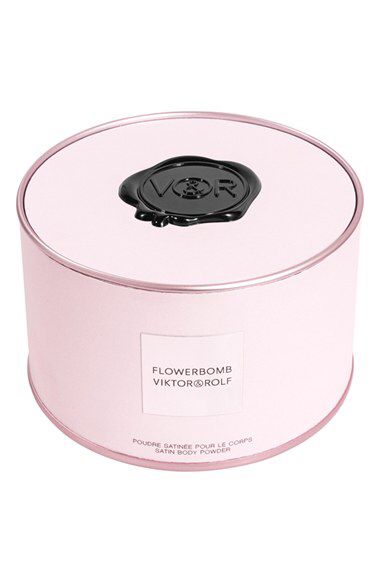 Viktor & Rolf Viktor & Rolf 'Flowerbomb' Satin Body Powder available at #Nordstrom Body Collage, Pink Wishlist, Body Powder Puff, Pink Thing, X Makeup, New Hair Do, Dusting Powder, Flower Mound, Flower Bomb