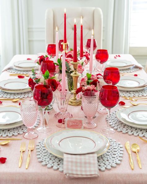 Courtney Whitmore Pizzazzerie® (@pizzazzerie) • Instagram photos and videos Valentine’s Day Tablescape, My Favorites List, Courtney Whitmore, Pink Tablescape, Galentines Day Ideas, Hugs Kisses, Favorites List, Hugs And Kisses, Yes Please