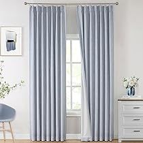 Pinch Pleat Drape, Insulated Drapes, Blue Drapes, Window Treatments Bedroom, Pleated Drapes, Pinch Pleat Curtains, Curtain Room, Primary Bedroom, Pleated Curtains