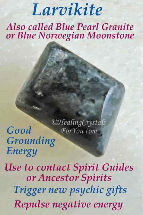 Larvikite Norwegian Moonstone Larvikite Crystal Meaning, Larvikite Meaning, Ancestor Spirit, Crystals For Grounding, Moonstone Meaning, Blue Pearl Granite, Healing Crystals For You, Grounding Crystals, Jet Stone