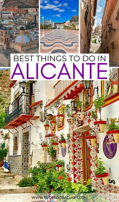 What to do in Alicante | Alicante City Break | What to eat in Alicante | Alicante Hotels | Alicante Tours | Alicante Beaches | Holidays in Spain | Alicante travel | Spain travel | Alicante España | places to visit in Spain | where to go in Spain | places to go in Spain | cities in Spain to visit | Alicante things to do | Alicante attractions | Alicante Itinerary | day trips from Alicante | Pink Lake in Spain | Torrevieja Pink Lake | places to see in Spain | Alicante Spain Alicante Old Town, Things To Do In Alicante Spain, Alicante Spain Things To Do In, Alicante Spain Outfit, Where To Go In Spain, Alicante Restaurant, Alicante Photo Ideas, Costa Blanca Spain, Alicante Spain Aesthetic