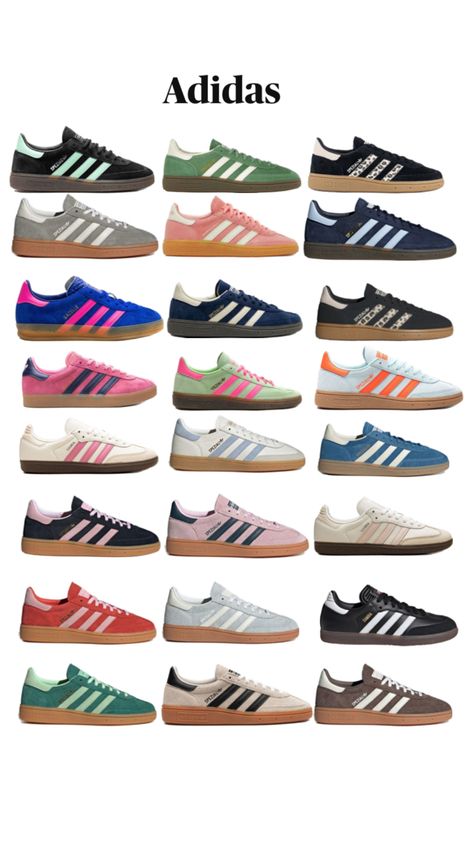 Adidas Samba’s and Spezial Adidas Shoes Samba, Adidas Outfit Shoes, Samba Shoes, Basket Style, Pretty Shoes Sneakers, Shoes Outfit Fashion, Adidas Shoes Women, Adidas Spezial, Cute Nike Shoes