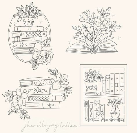 Classic Literature Tattoos, Tiny Book Tattoo, Tattoos For Book Lovers, Small Bff Tattoos, Literature Tattoos, Reader Tattoo, Book Tattoos, Bookish Tattoos, Small Girly Tattoos