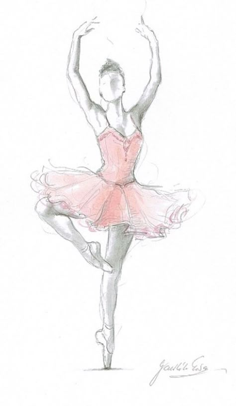 Ballet Dancer Drawing, Past Drawing, Ballerina Watercolor, Ballerina Sketch, Using Pastels, Ballet Illustration, Dancer Drawing, Ballet Drawings, Ballerina Drawing