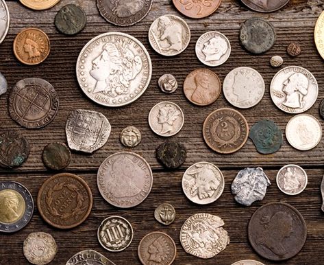 metal detector images | Discover Coins With Metal Detectors - Type Set Coin Collecting Collecting Coins, Garrett Metal Detectors, Metal Detecting Finds, Coining, Mint Coins, Metal Detectors, Coin Art, Collectible Coins, Treasure Hunter