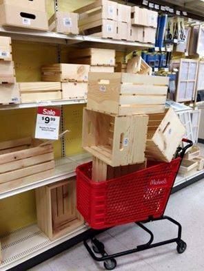 Next time you're at Michaels, grab a few storage crates and copy these simple and clever ideas! Decor Makeover, Dekor Diy, Crate Storage, How To Craft, Wood Crates, Wooden Crates, Bedroom Paint, Reuse Recycle, Diy Bathroom