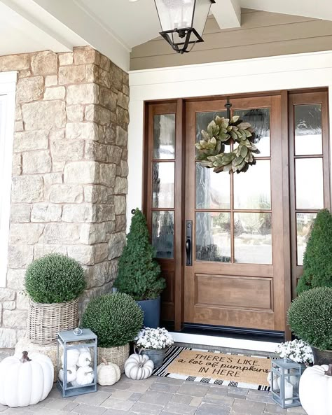 A great front door can totally transform your house and add loads of curb appeal. Here are some of our favorite ideas. Boat House Front Door, Front Door 3 Panel, Front Door With Semi Circle Window, Farmhouse Front Door With Side Lights, Exterior Front Door Ideas, Best Front Doors, Front Door Styles, Craftsman Door, Farmhouse Front Door