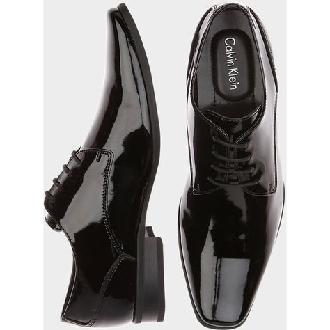 Calvin Klein Brodie Black Tuxedo Shoes ($30) via Polyvore featuring mens and men's shoes Tuxedo Shoes, Mens Wearhouse, Simple Shoes, Black Tuxedo, Tuxedo For Men, Formal Shoes For Men, Prom Shoes, Tuxedos, Mens Fashion Shoes