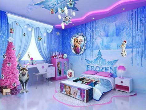 amazing frozen bedroom with chandelier Harry Potter Room Decor Bedroom Ideas, Room Decor Harry Potter, Frozen Bedroom Decor, Harry Potter Room Decor Ideas, Florida House Decor, Harry Potter Bedroom Decor, Frozen Bedroom, Frozen Room, Bedroom Interior Ideas