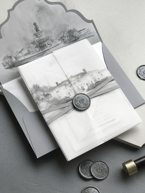 Bespoke Designs – Cartalia Luxury Stationery Design, Wedding Envelope Design, Castle Wedding Invitations, Luxury Invitation Design, Pearl Wedding Invitations, Wedding Invitations Uk, Bespoke Invitations, Bespoke Wedding Invitations, Bespoke Wedding Stationery