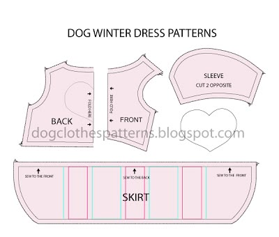 dog dress pattern Winter Dress Patterns, Pet Clothes Patterns, Dog Clothes Patterns Sewing, Doggie Clothes, Dog Dress Pattern, Yorkie Clothes, Dog Coat Pattern, Dog Sewing Patterns, Dog Clothes Diy